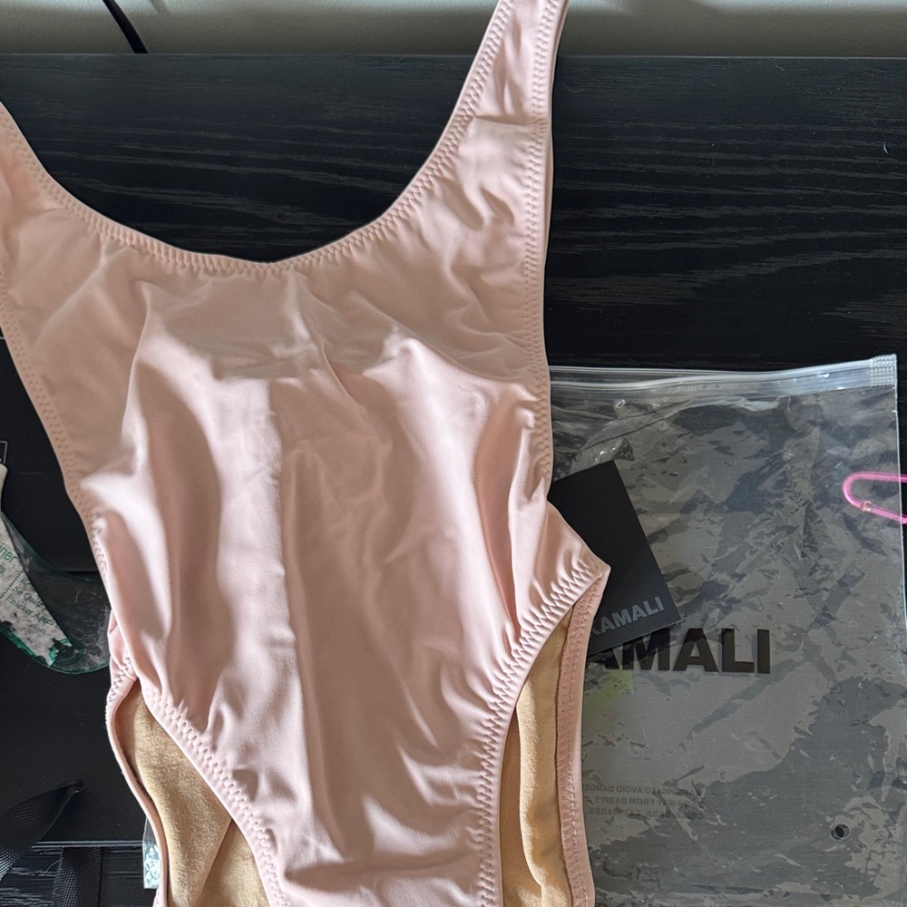 Norma Kamali Marissa One Piece Swimsuit (Blush)